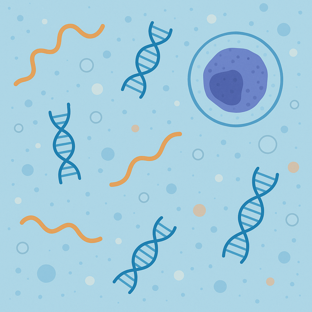 Abstract DNA illustration